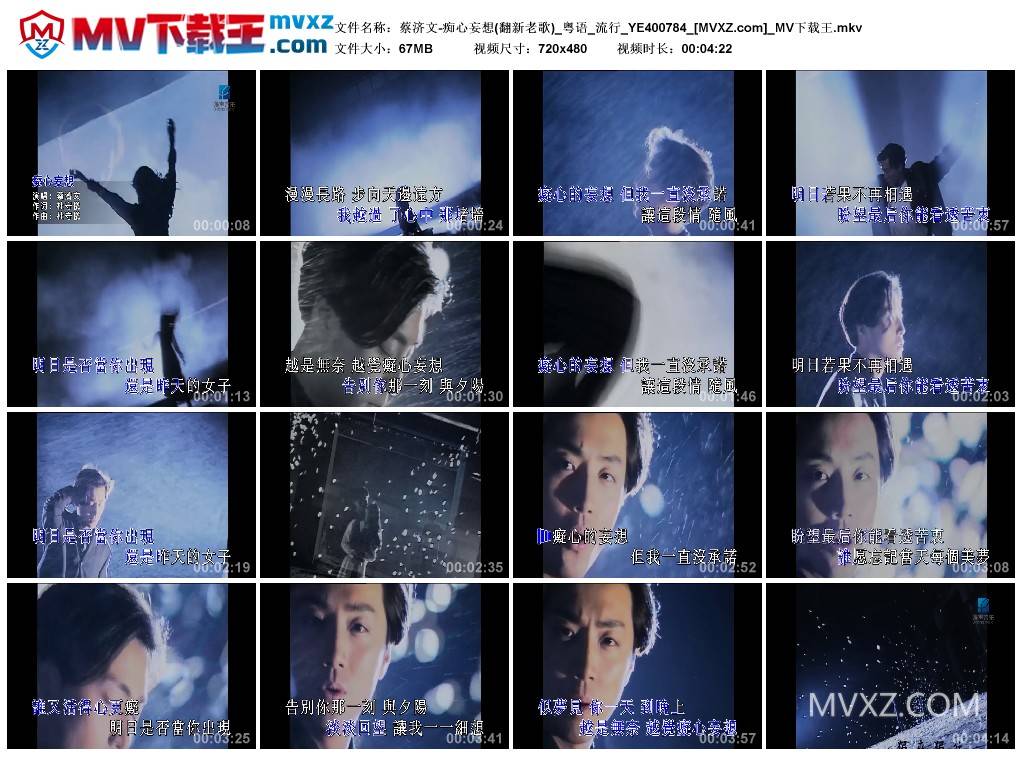 蔡济文-痴心妄想(翻新老歌)_粤语_流行_YE400784